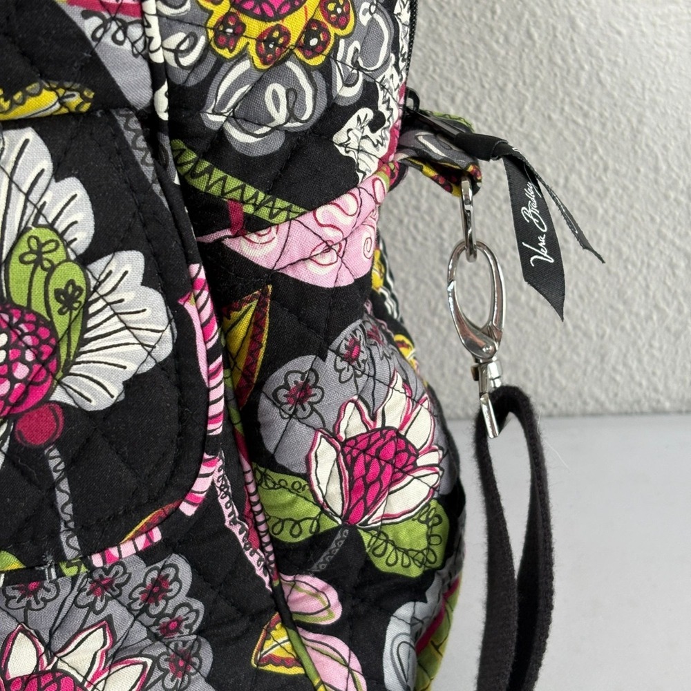 Vera Bradley Grand Traveler Bag Moon Blooms Black Floral Weekend Travel Bag - Picture 2 of 13